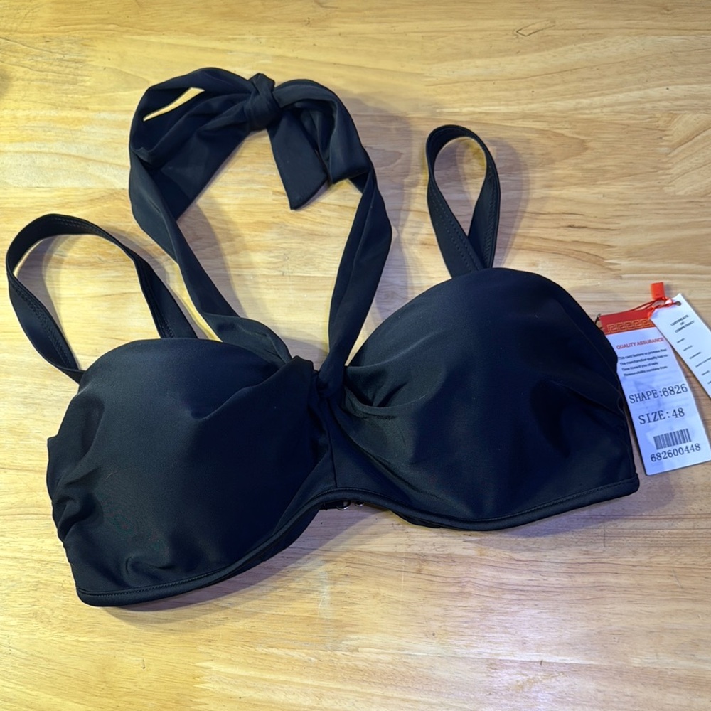 Black Classic Bikini with Adjustable Straps